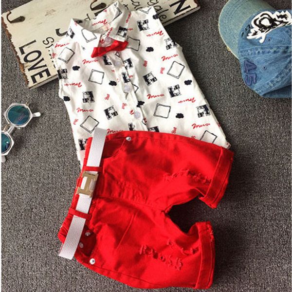 wholesale- 2016 new kids clothing set baby boy cotton t shirt short pants children set for summer boy cartoon clothes fits 2 colors 2-6t, White
wholesale- 2016 new kids clothing set baby boy cotton t shirt short pants children set for summer boy cartoon clothes fits 2 colors 2-6t, White