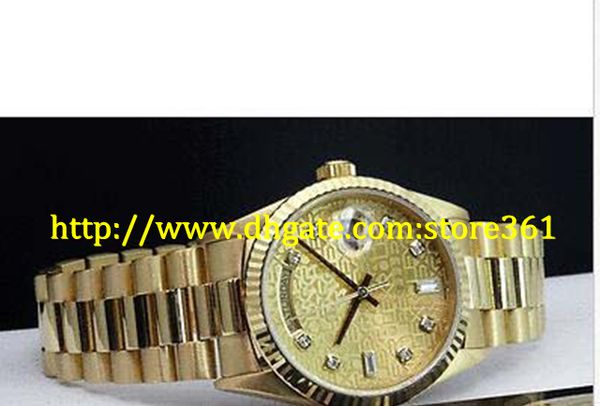 store361 new arrive watch 36mm 18kt gold president champagne jubilee diamond 18038, Slivery;brown
store361 new arrive watch 36mm 18kt gold president champagne jubilee diamond 18038, Slivery;brown