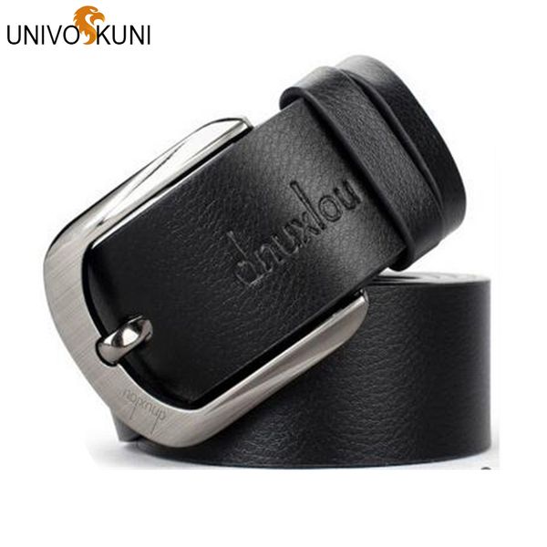 wholesale- univos kuni new men's belts fashion casual men metal buckle design leather fashion belt for men cinturones hombre cinto z235, Black;brown
wholesale- univos kuni new men's belts fashion casual men metal buckle design leather fashion belt for men cinturones hombre cinto z235, Black;brown