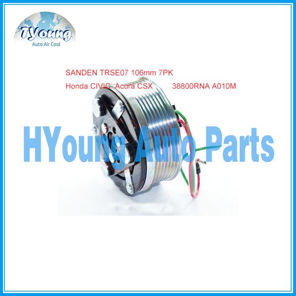 ac compressor clutch for honda civic acura csx 38800rna a010m sanden 3410 sanden trse07 106mm 7pk
ac compressor clutch for honda civic acura csx 38800rna a010m sanden 3410 sanden trse07 106mm 7pk