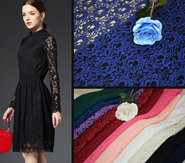 150*91cm hollow flower lace cloth guipure lace fabric for apparel sewing wedding dress diy doll, Black;white
150*91cm hollow flower lace cloth guipure lace fabric for apparel sewing wedding dress diy doll, Black;white