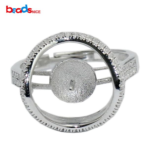 beadsnice 925 sterling silver ring setting removable stone adjustable fit 7mm round bead handmade accessories id 31048, Slivery;crystal
beadsnice 925 sterling silver ring setting removable stone adjustable fit 7mm round bead handmade accessories id 31048, Slivery;crystal