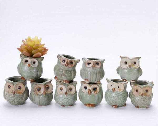 eco friendlycartoon owl -образный горшок для суккулентов мякоти растений flowerpot 5шт / набор керамических минимаркет дом / сад / декор офи
eco friendlycartoon owl -образный горшок для суккулентов мякоти растений flowerpot 5шт / набор керамических минимаркет дом / сад / декор офи