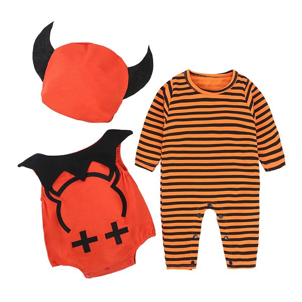 halloween baby clothes devil hat+romper+vest romper 3pcs baby sets newborn clothes boy jumpsuits toddler girl overalls infant baby suit, White
halloween baby clothes devil hat+romper+vest romper 3pcs baby sets newborn clothes boy jumpsuits toddler girl overalls infant baby suit, White