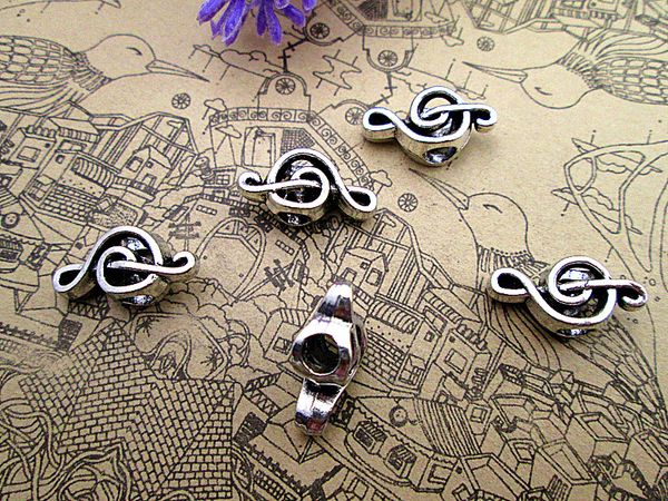 45pcs-music note beads, antique tibetan silver treble clef bead, beadwork charms pendant 18x10x7mm, Bronze;silver
45pcs-music note beads, antique tibetan silver treble clef bead, beadwork charms pendant 18x10x7mm, Bronze;silver