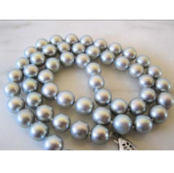 charming natural 9-10mm gray south sea pearl necklace 18 inch 14k yellow clasp, Silver
charming natural 9-10mm gray south sea pearl necklace 18 inch 14k yellow clasp, Silver