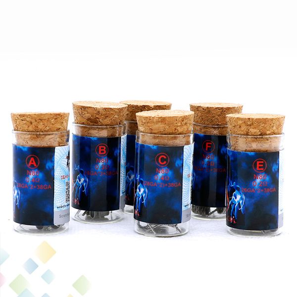 Flame Coil Demon Killer Flame Wire N80 Pre-built Heating Wires 6 Types Resistance For DIY E Cigarette Atomizers DHL Free
Flame Coil Demon Killer Flame Wire N80 Pre-built Heating Wires 6 Types Resistance For DIY E Cigarette Atomizers DHL Free