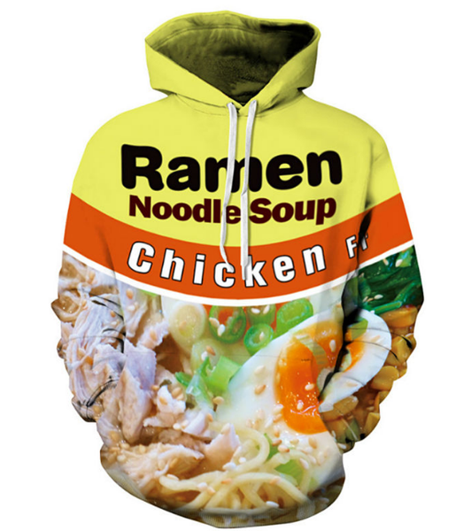 fashion women/men ramen noodle soup chicken food funny 3d printed casual hoodies sweatshirt plus size p21, Black
fashion women/men ramen noodle soup chicken food funny 3d printed casual hoodies sweatshirt plus size p21, Black
