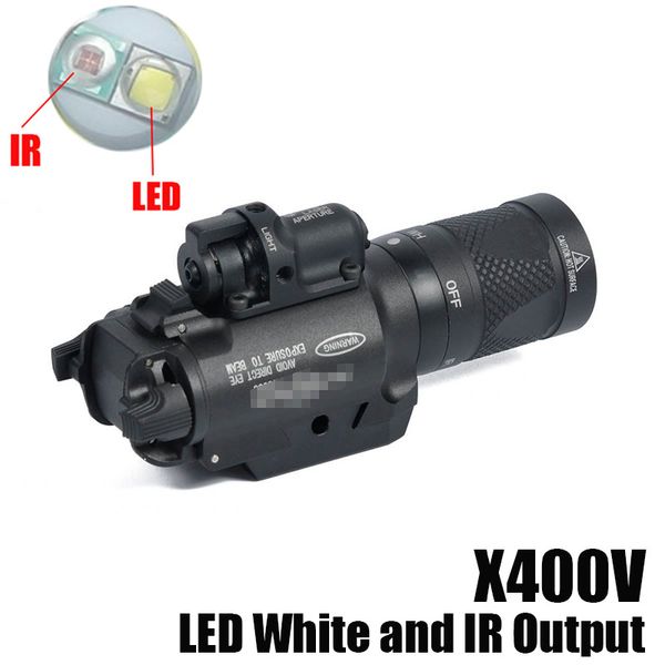 New f x400v ir fla hlight tactical gun light led white and ir output with red la er black
New f x400v ir fla hlight tactical gun light led white and ir output with red la er black