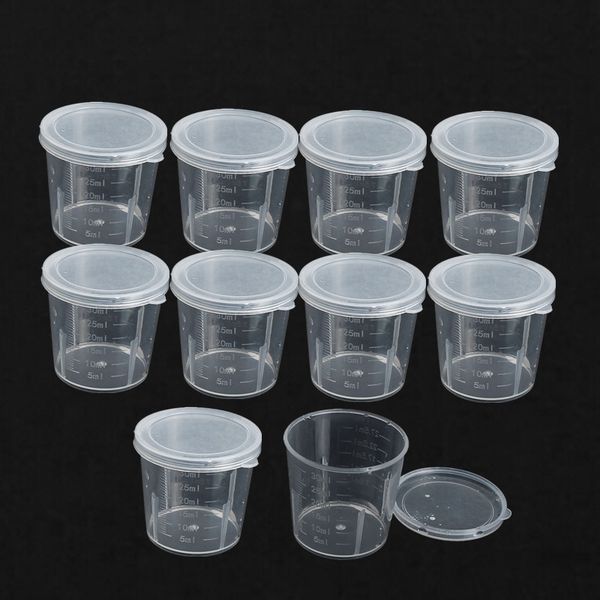 wholesale-10pcs/lot plastic graduated laboratory bottle lab test measuring 30ml container cups with cap plastic liquid measuring cups
wholesale-10pcs/lot plastic graduated laboratory bottle lab test measuring 30ml container cups with cap plastic liquid measuring cups