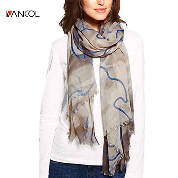new 2015 brand designer charm tippet royal blue gray tassel scarves echarpe luxury multi scarf women su