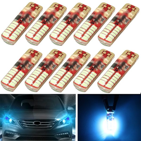 10pcs t10 w5w silica gel 194 168 3014 24 smd led side strobe flash flashing light bulb ice blue
10pcs t10 w5w silica gel 194 168 3014 24 smd led side strobe flash flashing light bulb ice blue
