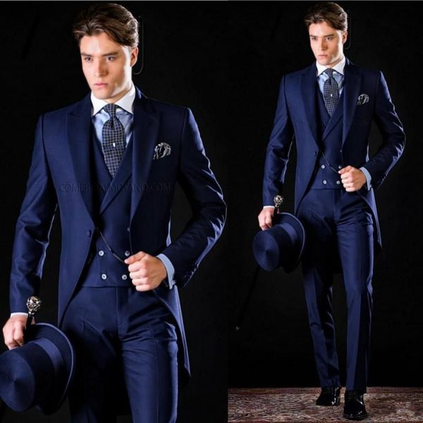 groom tuxedos groomsmen one button royal blue peak lapel man suit wedding men's blazer suits custom made (jacket+pants+vest+tie) k129, Black;gray
groom tuxedos groomsmen one button royal blue peak lapel man suit wedding men's blazer suits custom made (jacket+pants+vest+tie) k129, Black;gray
