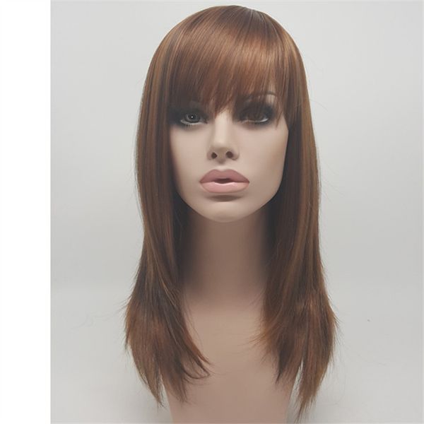 XT970 Long Straight Wigs With Oblique Bangs For Black and White Women's Synthetic Hair Fashion Wigs In Europe Style 21inch
XT970 Long Straight Wigs With Oblique Bangs For Black and White Women's Synthetic Hair Fashion Wigs In Europe Style 21inch