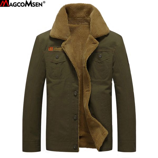 wholesale- magcomsen winter bomber jackets men army pilot ma1 jacket tactical jackets men fur collar warm coats m-5xl ag-ssjh-01, Black;brown
wholesale- magcomsen winter bomber jackets men army pilot ma1 jacket tactical jackets men fur collar warm coats m-5xl ag-ssjh-01, Black;brown