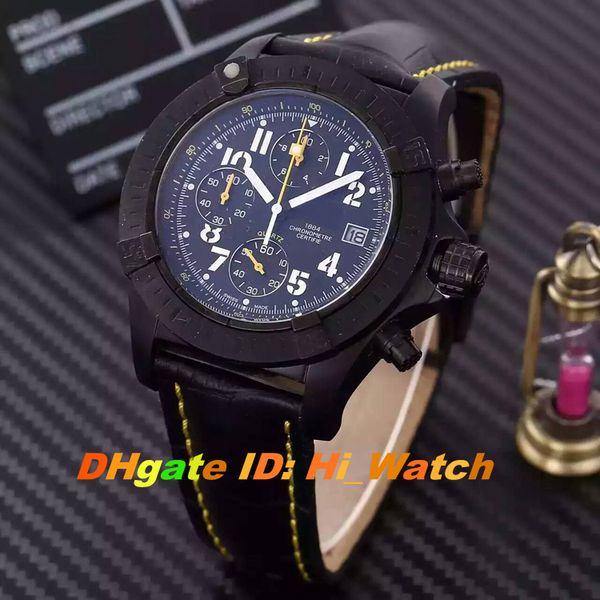 new avenger seawolf chrono a1338111 pvd steel case black dial miyota quartz chronograph mens watch satch black leather yellow line a61a1, Slivery;brown
new avenger seawolf chrono a1338111 pvd steel case black dial miyota quartz chronograph mens watch satch black leather yellow line a61a1, Slivery;brown