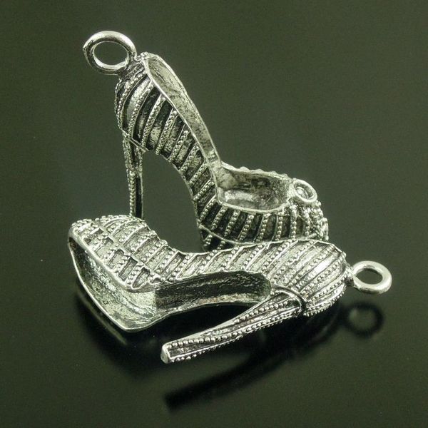 wholesale-6pc fashion antique silver high heeled shoes charms necklace pendant charm jewelry women necklace pendant 40*35mm 38625, Bronze;silver
wholesale-6pc fashion antique silver high heeled shoes charms necklace pendant charm jewelry women necklace pendant 40*35mm 38625, Bronze;silver