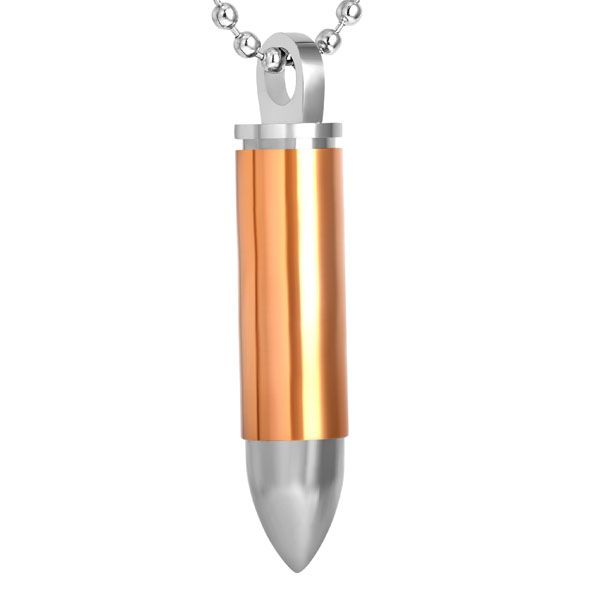 ijd2063 gold bullet stainless steel cremation pendant necklace memorial ashes keepsake urn necklace, Silver
ijd2063 gold bullet stainless steel cremation pendant necklace memorial ashes keepsake urn necklace, Silver