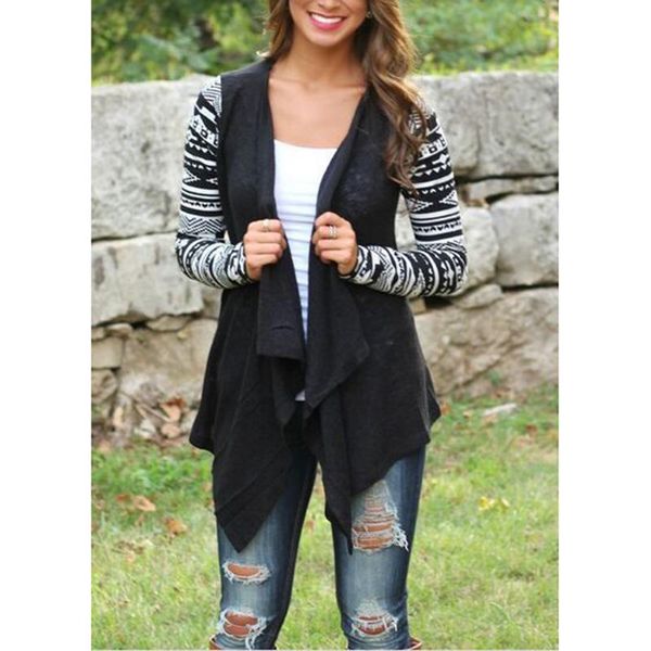 wholesale-fall women warm cardigan totem long sleeve print asymmetrical jackets air conditioning sweater knitted female sweaters dp659834, White;black
wholesale-fall women warm cardigan totem long sleeve print asymmetrical jackets air conditioning sweater knitted female sweaters dp659834, White;black