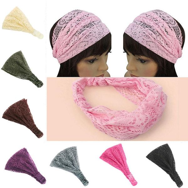summer outdoor fashion lace wide headband bandanas head wraps hair accessory #t701, Black;brown
summer outdoor fashion lace wide headband bandanas head wraps hair accessory #t701, Black;brown