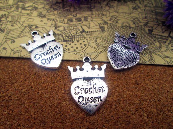 45pcs-- 16*25mm antique silver one side crochet queen charms diy charms pendants, Bronze;silver
45pcs-- 16*25mm antique silver one side crochet queen charms diy charms pendants, Bronze;silver