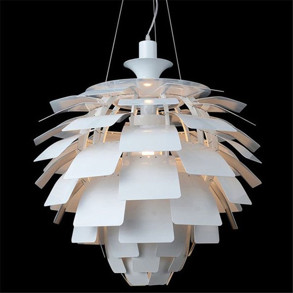 

50CM Poul Henningsen PH Artichoke Ceiling Pendant Lamp Hanging Light European Modern Style Aluminum Body White/Wine red/Gold/Silver/Black