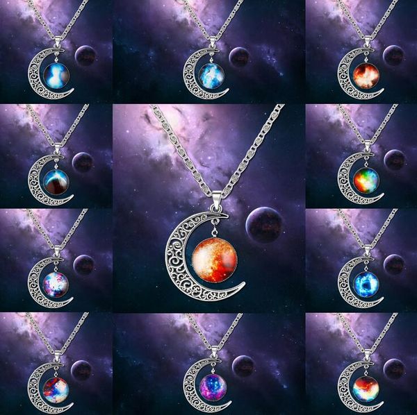 lunar galaxy moon necklace explosion section wfn209 (with chain) mix order 20 pieces a lot, Silver
lunar galaxy moon necklace explosion section wfn209 (with chain) mix order 20 pieces a lot, Silver