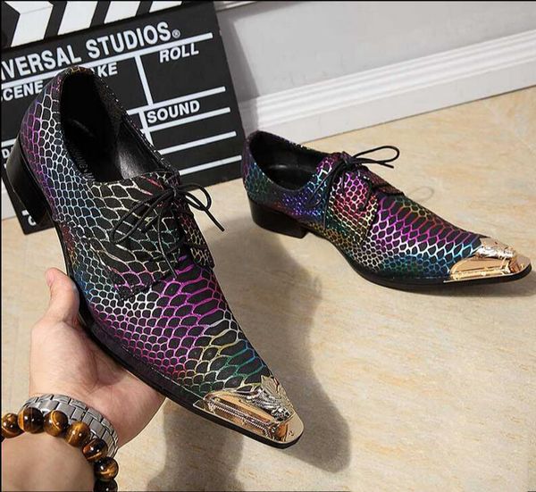 fashion multicolor mens dress shoes flats genuine leather oxford business men formal chaussure homme metal spikes wedding shoes, Black
fashion multicolor mens dress shoes flats genuine leather oxford business men formal chaussure homme metal spikes wedding shoes, Black