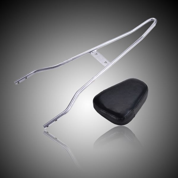 black and chrome sissy bar backrest passenger for harley sportster xl1200 xl883
black and chrome sissy bar backrest passenger for harley sportster xl1200 xl883