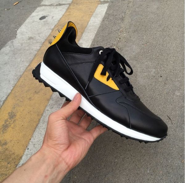 2017Hot yellow eyes little monsters Top quality All cowhide stitching Men's casual shoes Luxury brands free shipping
2017Hot yellow eyes little monsters Top quality All cowhide stitching Men's casual shoes Luxury brands free shipping