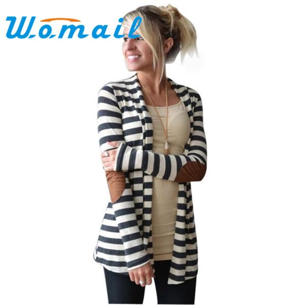 wholesale- brand new women casual long sleeve striped cardigans patchwork outwear for women plus size s-xl jackets 2016, Black;brown
wholesale- brand new women casual long sleeve striped cardigans patchwork outwear for women plus size s-xl jackets 2016, Black;brown