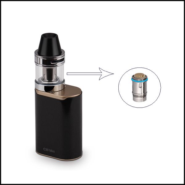Genuine ECT Kenjoy Met Replacement Coil 0.3ohm 0.5ohm for Kenjoy Met Tank ECT C30 Mini Kit
Genuine ECT Kenjoy Met Replacement Coil 0.3ohm 0.5ohm for Kenjoy Met Tank ECT C30 Mini Kit