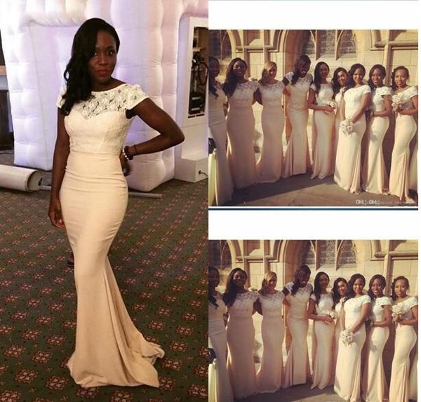african traditional 2017 jewel neck lace chiffon mermaid bridesmaid dresses short sleeves maid of honor dresses for prom plus size gowns, Black
african traditional 2017 jewel neck lace chiffon mermaid bridesmaid dresses short sleeves maid of honor dresses for prom plus size gowns, Black