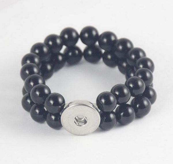 12pcs diy jewelry 18mm double stone beads button stone bracelet bangle interchangeable black color bracelets 2017, Golden;silver
12pcs diy jewelry 18mm double stone beads button stone bracelet bangle interchangeable black color bracelets 2017, Golden;silver