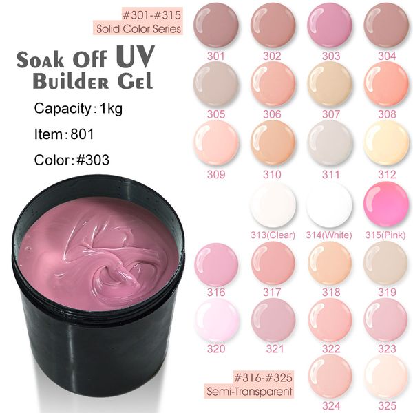 801x 1kg barrel canni factory nail art clear tran parent color uv builder gel 1kg raw material camouflage uv gel
801x 1kg barrel canni factory nail art clear tran parent color uv builder gel 1kg raw material camouflage uv gel