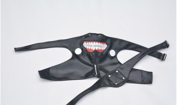 new design 68*23cm anime cosplay tokyo ghoul kaneki ken mask adjustable zipper masks pu leather mask helloween
new design 68*23cm anime cosplay tokyo ghoul kaneki ken mask adjustable zipper masks pu leather mask helloween