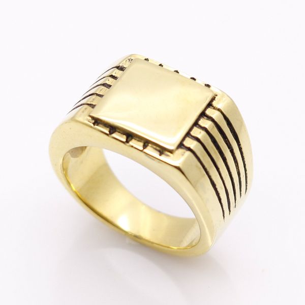 316l stainless steel fashion jewelry men's high polished signet solid ring biker ring for men gold-color jewelry bijoux gift, Silver
316l stainless steel fashion jewelry men's high polished signet solid ring biker ring for men gold-color jewelry bijoux gift, Silver