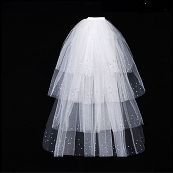 2017 new elegant wedding veil with sequins 4 layers white/ivory wedding accessories wedding dress bridal veils with comb, Black
2017 new elegant wedding veil with sequins 4 layers white/ivory wedding accessories wedding dress bridal veils with comb, Black
