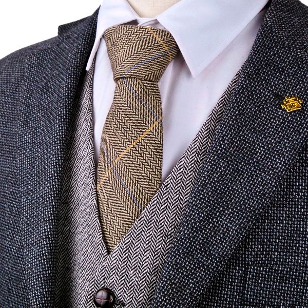 new ties checked camel tweed brown herringbone wool mens casual business wholesale formal neckties h40 handmade shipping hncjf, White;black
new ties checked camel tweed brown herringbone wool mens casual business wholesale formal neckties h40 handmade shipping hncjf, White;black