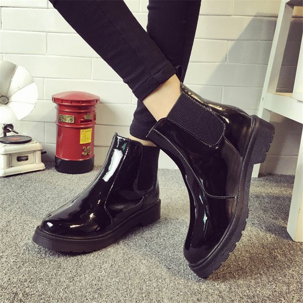 wholesale-brand plus size 40 women ankle boots flat heels casual shoes woman patent leather boots school style for girls black motorcycle
wholesale-brand plus size 40 women ankle boots flat heels casual shoes woman patent leather boots school style for girls black motorcycle