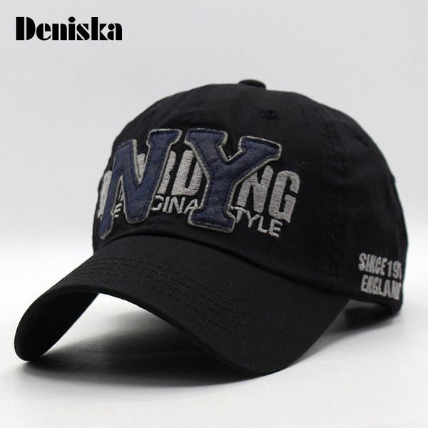 

wholesale- 2017 baseball cap women snapback men caps hats for women brand ny golf sports bone gorras washed visor cotton casquette caps hat, Blue;gray