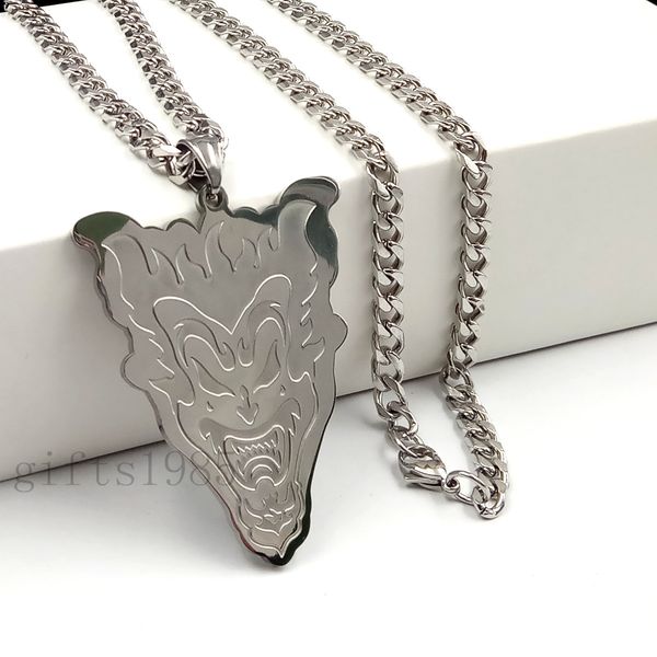 crazy jeckel brothers stainless steel cuban chain 30in necklace icp twiztid charm, Silver
crazy jeckel brothers stainless steel cuban chain 30in necklace icp twiztid charm, Silver
