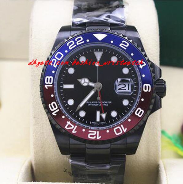 luxury watch new style stainless steel & with pvd coating blue/red 116710 ceramic bezel automatic mechanical men watches quality, Slivery;brown
luxury watch new style stainless steel & with pvd coating blue/red 116710 ceramic bezel automatic mechanical men watches quality, Slivery;brown