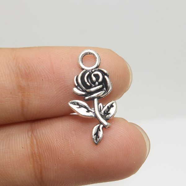 60шт/ 21x10mm античная Тибетский Серебряный цветок розы подвески, Fit браслеты колье DIY
60шт/ 21x10mm античная Тибетский Серебряный цветок розы подвески, Fit браслеты колье DIY