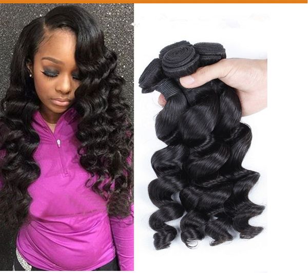 grade 7a brazilian hair weave weft loose wave hair double weft no shedding no tangle durable 3 pcs /lot, Black
grade 7a brazilian hair weave weft loose wave hair double weft no shedding no tangle durable 3 pcs /lot, Black