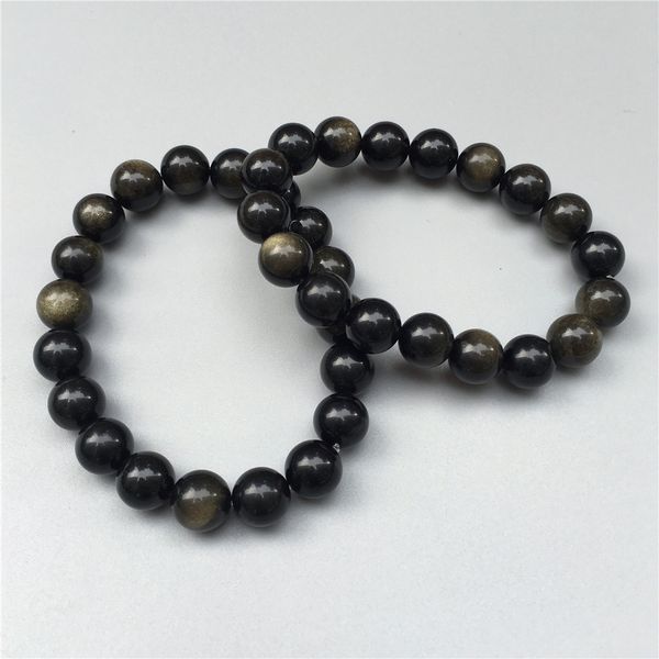 10mm golden obsidian bead bracelet,obsidian gemstone bracelet ,gemstone bracelet,gifts, Black
10mm golden obsidian bead bracelet,obsidian gemstone bracelet ,gemstone bracelet,gifts, Black