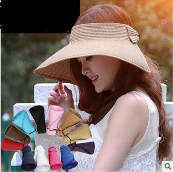 new arrival summer sunshade hat womens sunhats can roll folding straw hat beach caps ladies wide brim sunshade hats 20 pcs ing, Blue;gray
new arrival summer sunshade hat womens sunhats can roll folding straw hat beach caps ladies wide brim sunshade hats 20 pcs ing, Blue;gray