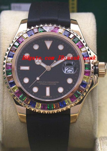 luxury watches rainbow diamond 18k rose gold 116695sats new in box automatic fashion brand mens watch wristwatch, Slivery;brown
luxury watches rainbow diamond 18k rose gold 116695sats new in box automatic fashion brand mens watch wristwatch, Slivery;brown