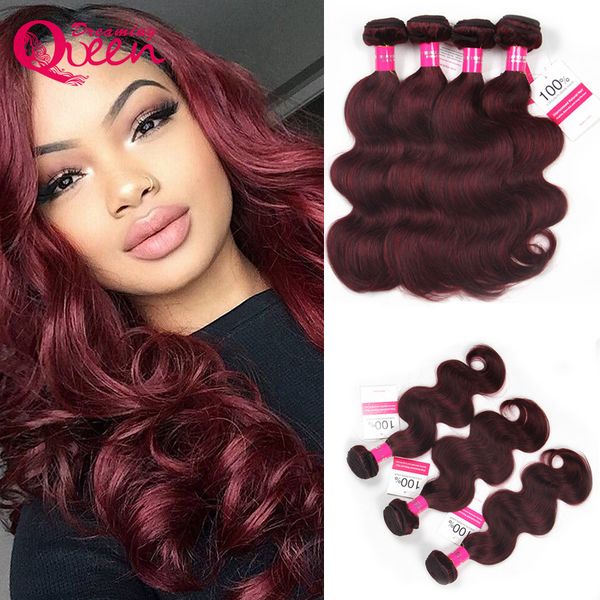 99j burgundy color brazilian body wave 100% virgin human hair ombre hair extension weave 3 bundles dreaming queen virgin hair, Black
99j burgundy color brazilian body wave 100% virgin human hair ombre hair extension weave 3 bundles dreaming queen virgin hair, Black