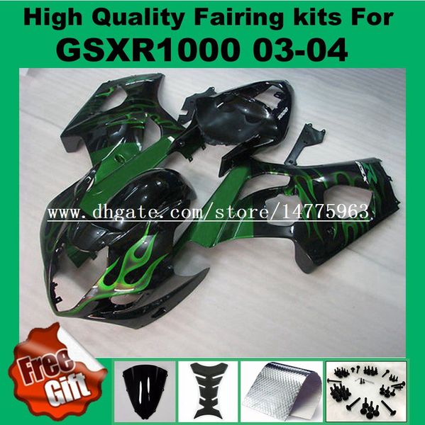 injection molding fairing kits for suzuki gsxr1000 03 04 gsx-r1000 03 04 abs fairings kit gsxr 1000 2003 2004 green flame black
injection molding fairing kits for suzuki gsxr1000 03 04 gsx-r1000 03 04 abs fairings kit gsxr 1000 2003 2004 green flame black